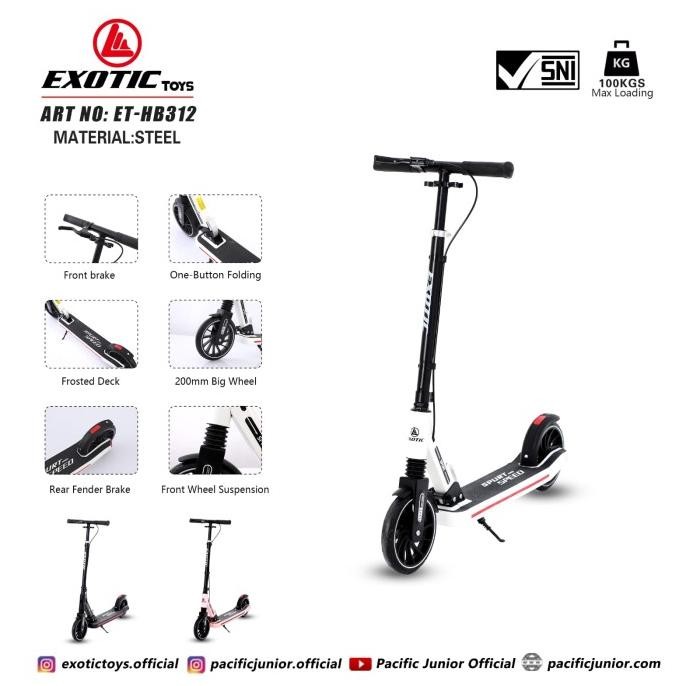 SCOOTER / SKUTER / OTOPED LIPAT DEWASA DAN ANAK RODA BESAR