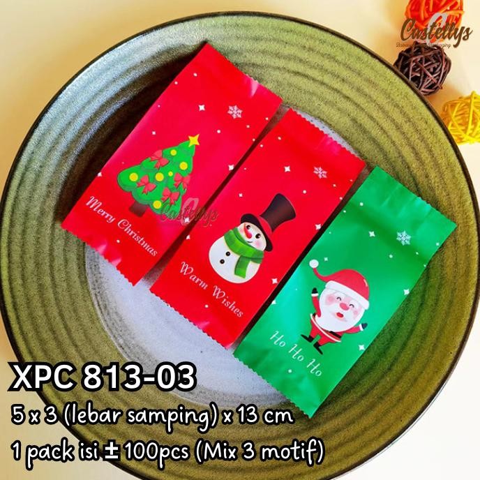 

Buruan serbu] Plastik Cookies Natal XPC 813-03 Kue Kering Nastar Nougat Christmas