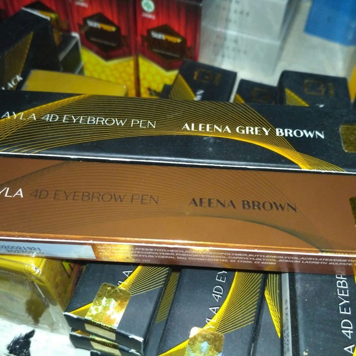 

AYLA 4D EYEBROW AEENA BROWN Coklat / Pensil Alis Nasa