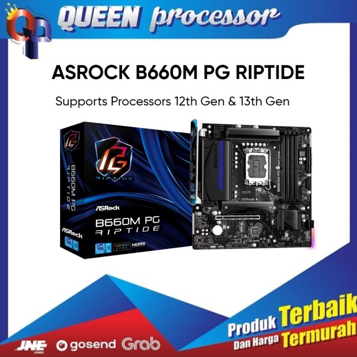 ASROCK B660M PG RIPTIDE ( LGA1700 / B660 / DDR4 )