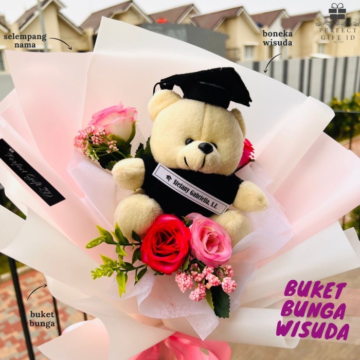 

BUKET BUNGA WISUDA KADO WISUDA HADIAH WISUDA BUKET BUNGA BONEKA WISUDA