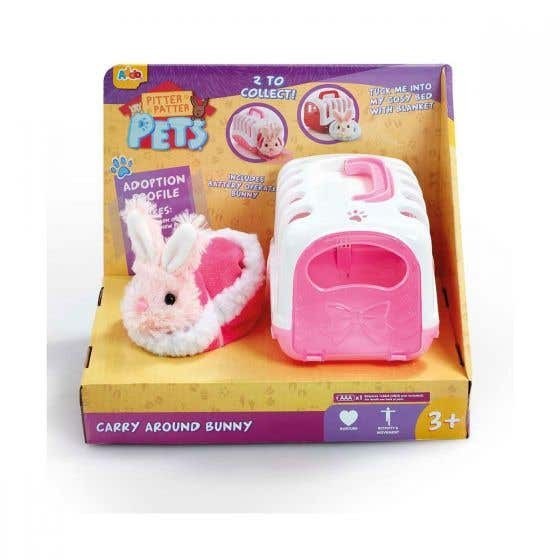 

ADDO PITTER PATTER PETS CARRY AROUND BUNNY - MAINAN BONEKA KELINCI