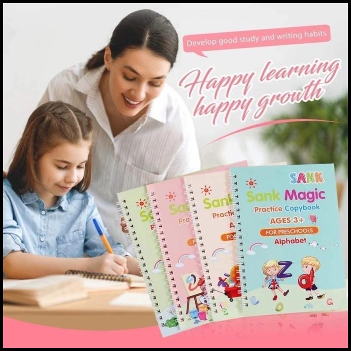 

KINDERSMART PAKET BUKU AJAIB FREE MAGIC PEN DAN REFILL ORIGINAL TH2810