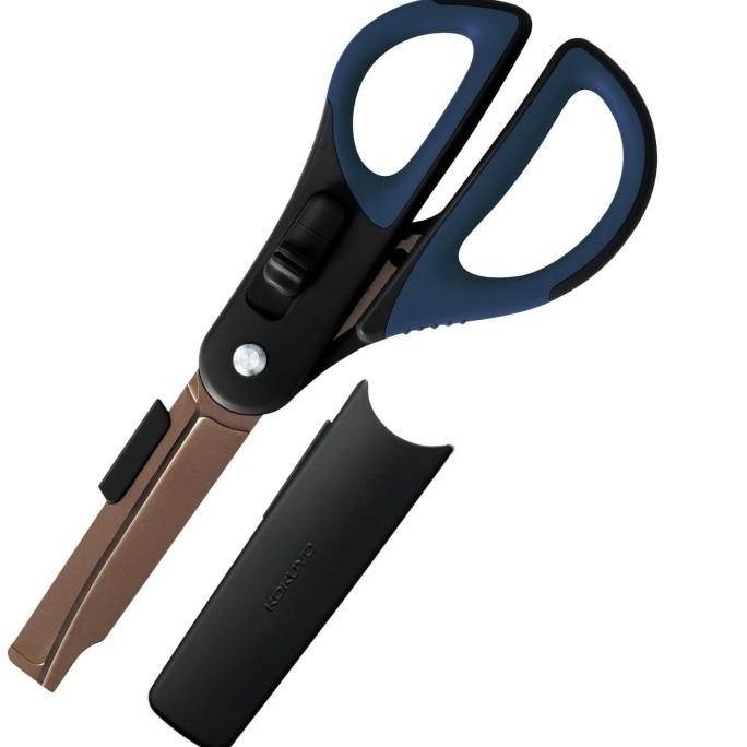 

New !! Gunting + Cutter Kokuyo 2 Way Scissors Titanium Haza-Pt410D