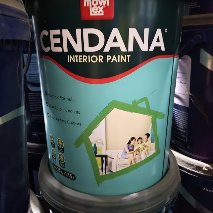 Cat Tembok Interior Mowilex Cendana Cat Plafon GRC 101 WHITE 25 KG