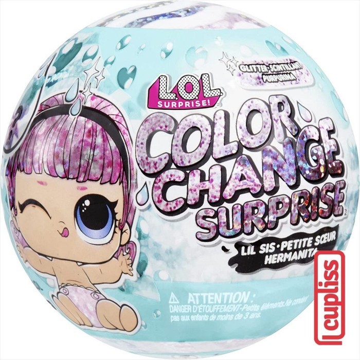 

LOL SURPRISE MINI COLOR CHANGE GLITTER 583505 DOLL BONEKA