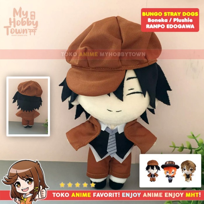 

BONEKA KARAKTER ANIME BUNGOU STRAY DOGS RANPO EDOGAWA PLUSHIE DOLL