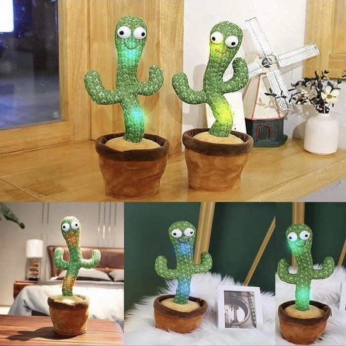 

MAINAN ANAK BONEKA DANCING KAKTUS CACTUS GOYANG SINGING MEREKAM SUARA