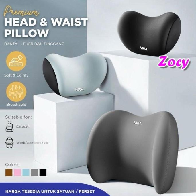 DISKON BANTAL LEHER DAN BANTAL PINGGANG MOBIL / KURSI KERJA / KURSI GAMING