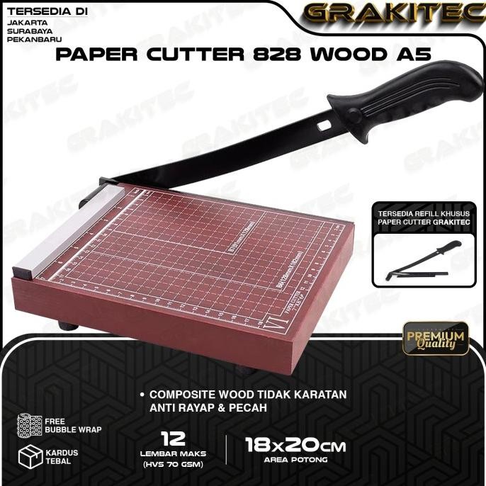 

Paper Cutter A5 A4 B4 A3 - 828 Alat Potong Kertas Grakitec