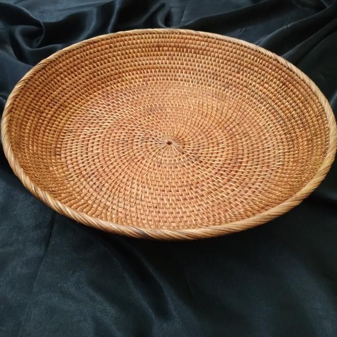 >>>>>] Keranjang / Rotan / Tray / Serbaguna / Baki / Bulat Besar /Tempat Buah