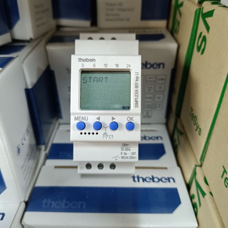 Theben simplexa 601 time switch digital simplexa 601 made in germany