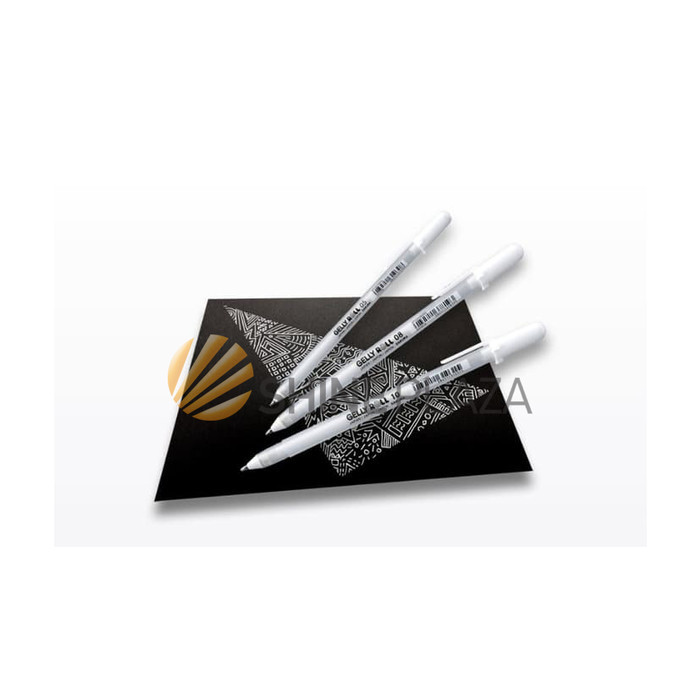 

SAKURA GELLY ROLL CLASSIC WHITE GEL PEN SET - PULPEN GEL PUTIH SET