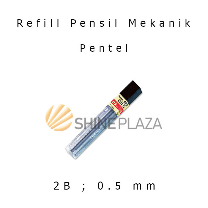 

ISI - REFILL PENSIL MEKANIK PENTEL 2B 0.5MM