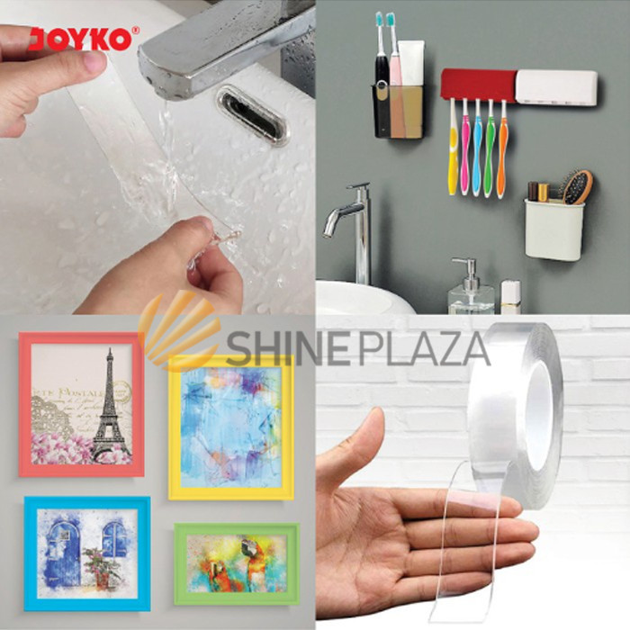 

DOUBLE SIDED NANO TAPE JOYKO NDST-6 20MM - PEREKAT TRANSPARAN DUA SISI