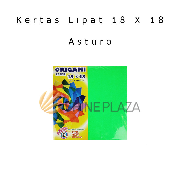 

KERTAS LIPAT 18X18 ASTURO - ORIGAMI PAPER ASTURO 18 X 18 ISI 50 LEMBAR