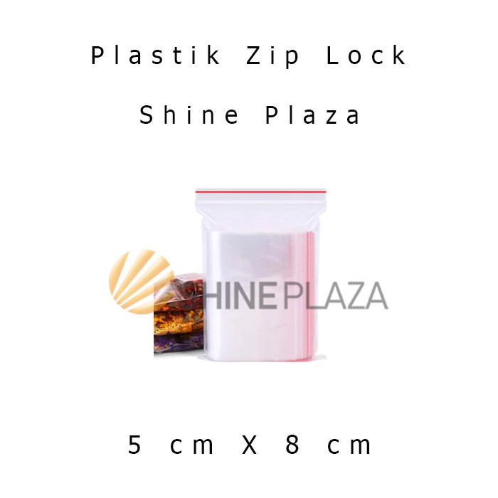 

PLASTIK KLIP OBAT ZIPLOCK 5X8 ISI 100 - ZIP LOCK PLASTIC 5 X 8 CM