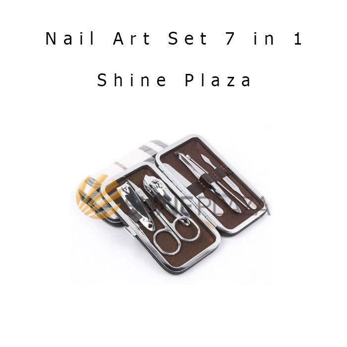 

NAIL ART SET PERLENGKAPAN MANICURE PEDICURE 7 IN 1 GUNTING KUKU MURAH