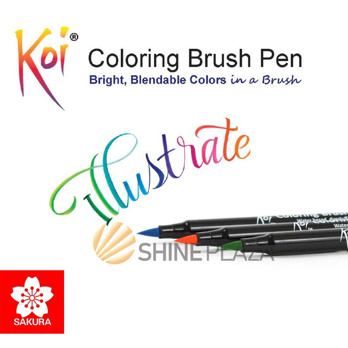 

SAKURA KOI COLORING BRUSH PEN COLOR - SPIDOL KUAS WARNA