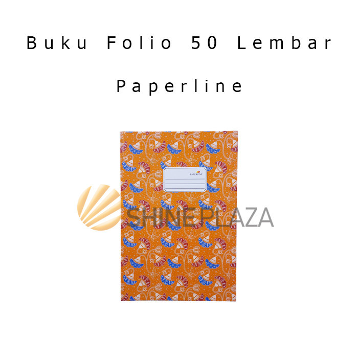 

BUKU TULIS FOLIO PAPERLINE 50 LEMBAR - HARDCOVER HARD COVER WRITING BOOK F4