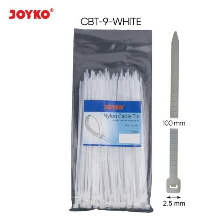

CABLE TIES / KABEL PENGIKAT JOYKO 10 CM (CBT-9)