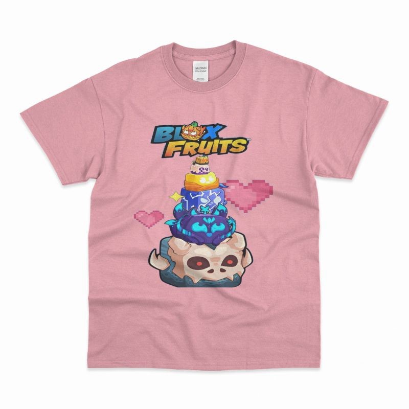 BAJU ANAK KAOS ANAK ATASAN MOTIF GAMBAR BLOX FRUIT KITSUNE ANAK LAKI-LAKI PEREMPUAN BAHAN COTTON PRE