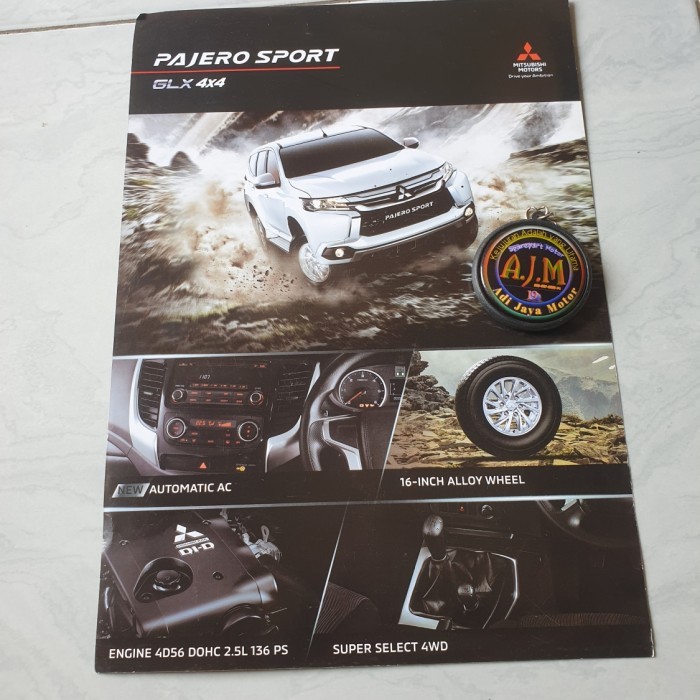 Poster Brosur Pajero Sport Original Barang Langka