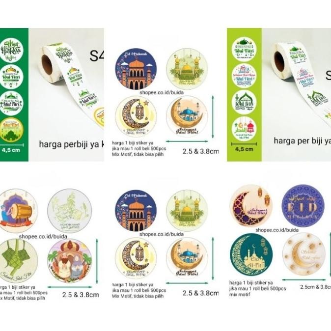 

Mubarak| Stiker Sticker Label Selamat Hari Raya Idul Fitri