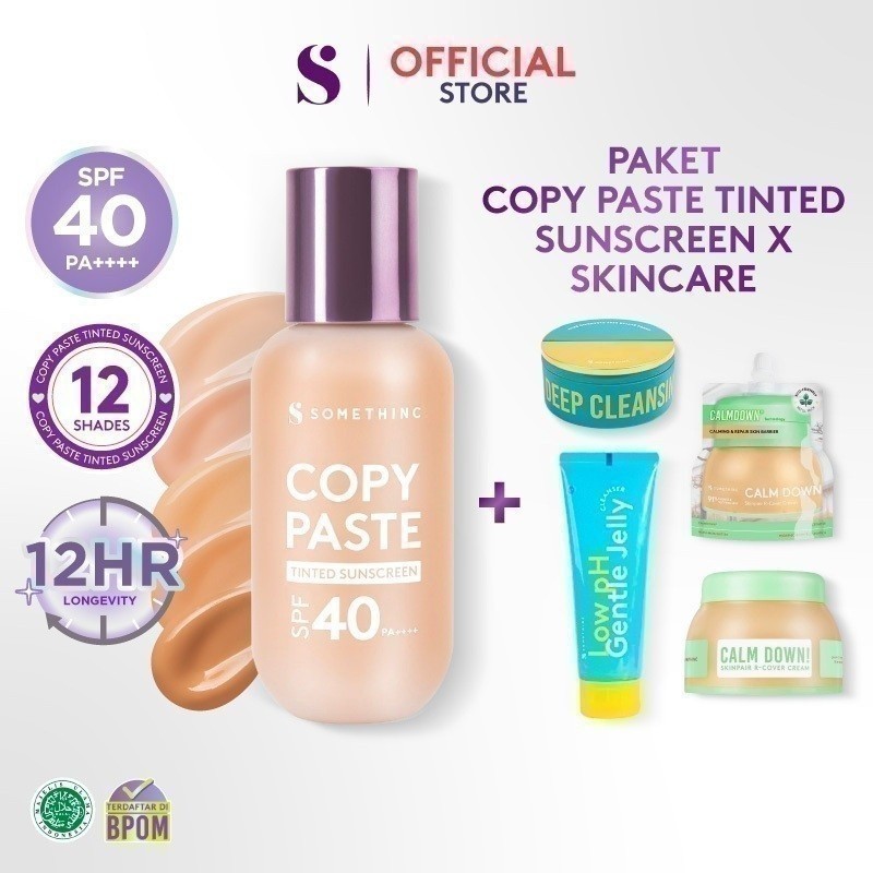 [NEW LAUNCH] SOMETHINC [2 PCS] Paket Copy Paste Tinted Sunscreen X Skincare (Copy Paste Tinted Sunsc