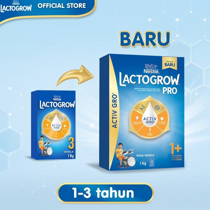 

Nestl Lactogrow 3 Vanila Susu Anak 1-3 Tahun Box 1Kg Discount