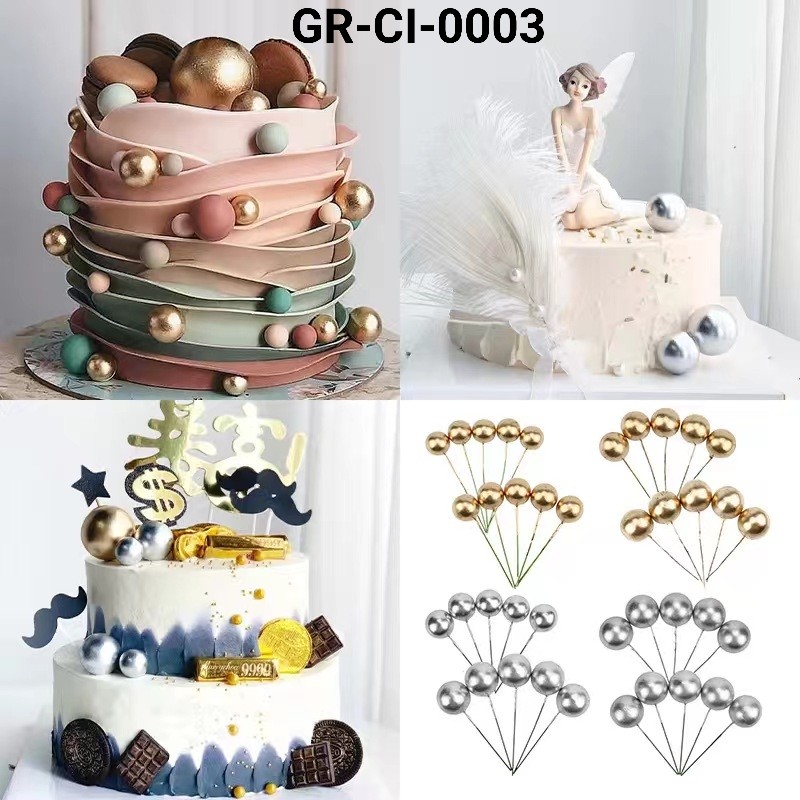 GR-CI-0003 Topper hiasan kue cake buah ceri cherry natal christmas (mainan)