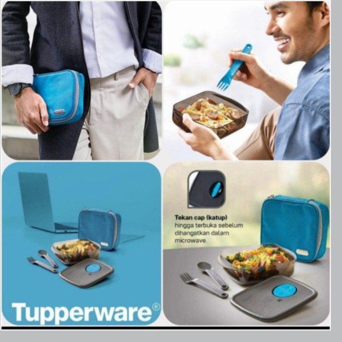 SET BEKAL MAKAN TUPPERWARE //LUNCH BOX SET//X-TREME MEAL BOX