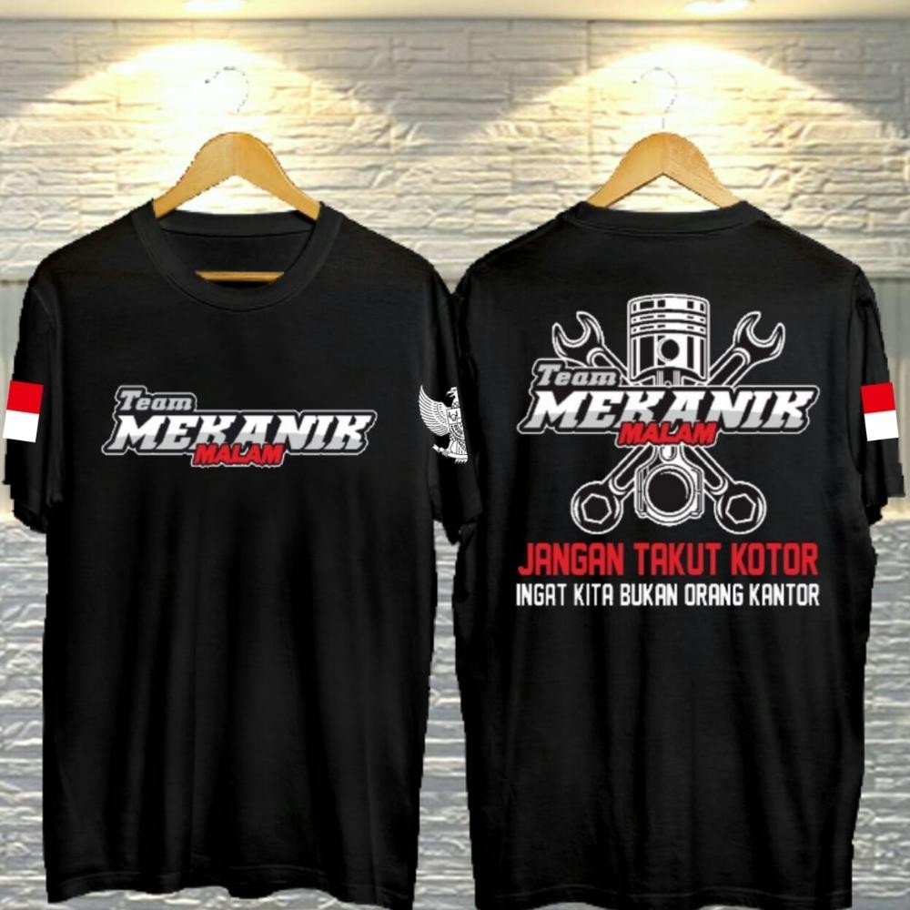 Promo T-Shirt Distro Mekanik Malam