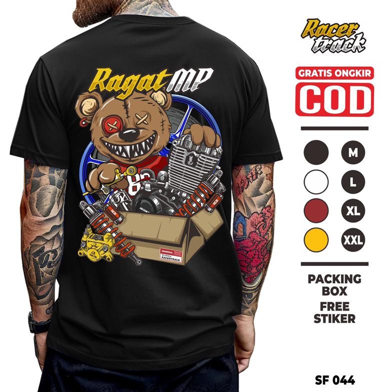 Promo Kaos Atasan Racing Motor Pria Honda Megapro Primus Mp Cb Gl Herex Distro Original