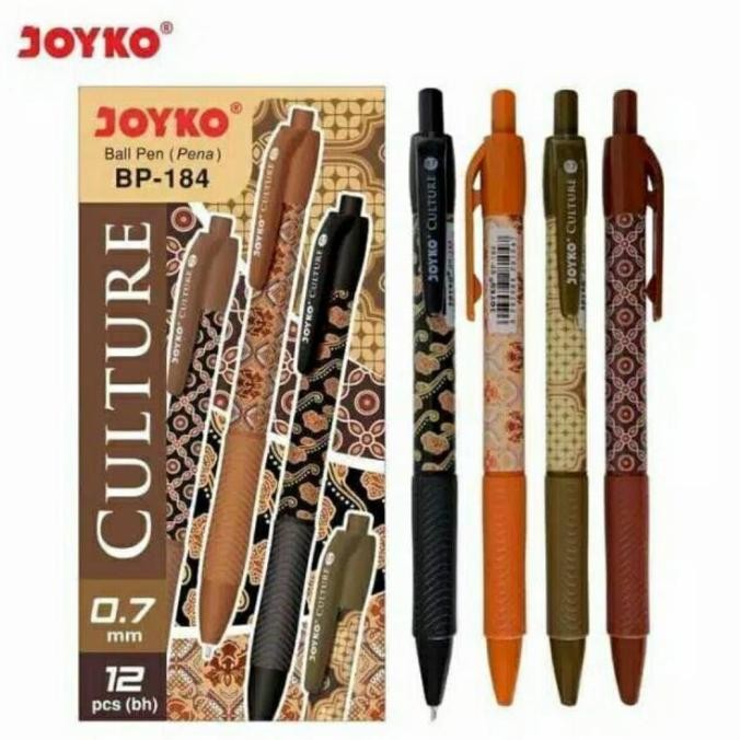 

Produk Baru!! PULPEN JOYKO BP-184 0.5 PER LUSIN HTM/BIRU
