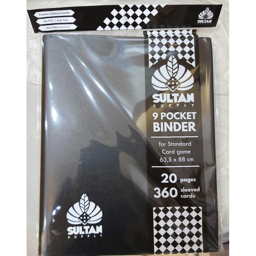 

Sultan Supply Card Album 9 Pocket Binder Black