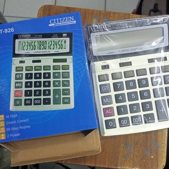 

gd-5 Kalkulator Citizen CT 926 16 Digit Terlaris