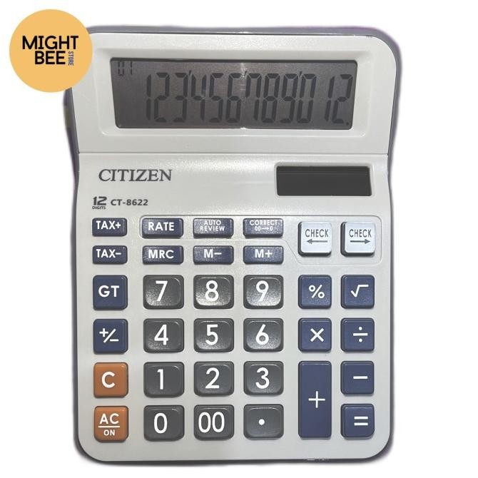 

fx-76 Kalkulator Citizen CT 8622 - Kalkulator Dagang / Kantor - 12 Digit Berkualitas