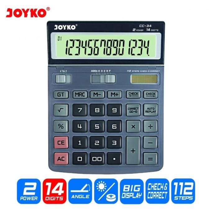 

aq-54 Joyko Calculator / Kalkulator CC-34 Original