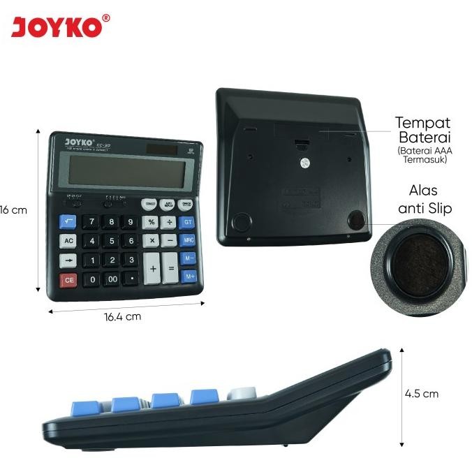 

SD83 Calculator / Kalkulator Joyko CC-30 / 12 Digits / Check Correct Hemat