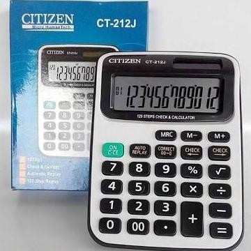 

fth- Kalkulator Citizen CT 212J - Kalkulator 12 Digit - Kalkulator Dagang Termurah