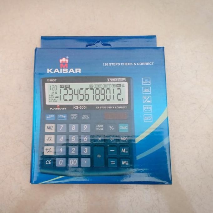 

sd-46 kalkulator kaisar 120 step check and correct Original