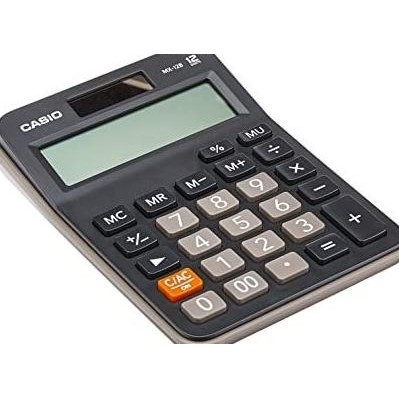 

ew-45 Kalkulator Meja CASIO MX-12B-BK Office Desktop Value Series Calculator Original