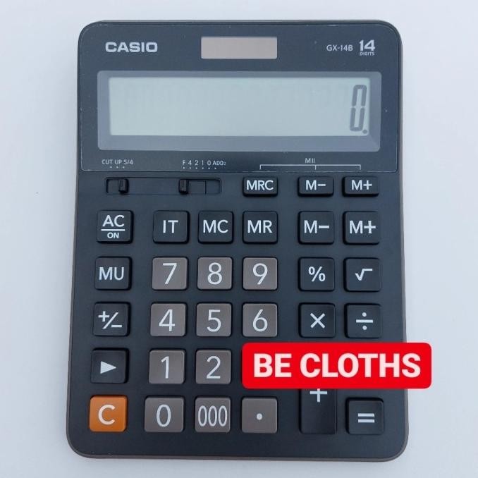 

bas-12 Casio GX-14B Calculator - Desktop Kalkulator Meja Office GX-14B Premium