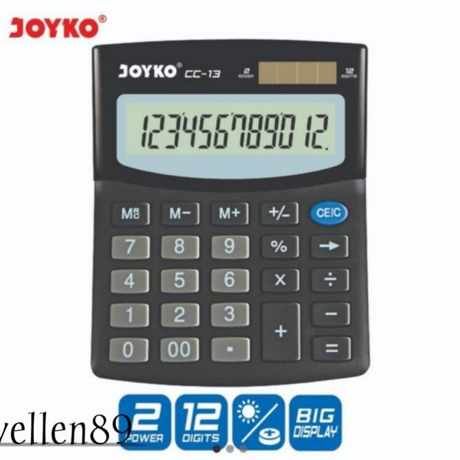 

jk-54 Kalkulator kecil 12 digit merk Joyko CC-13 Murah