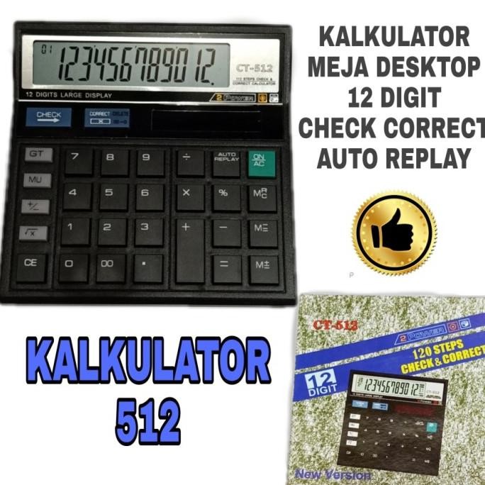 

lij-56 KALKULATOR CECK ULANG CT 512 Murah