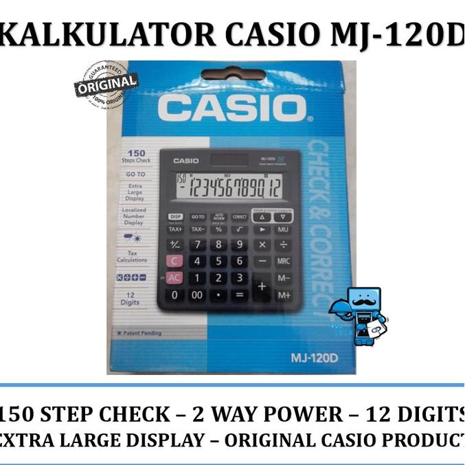 

df-7 Kalkulator Casio MJ 120D Premium