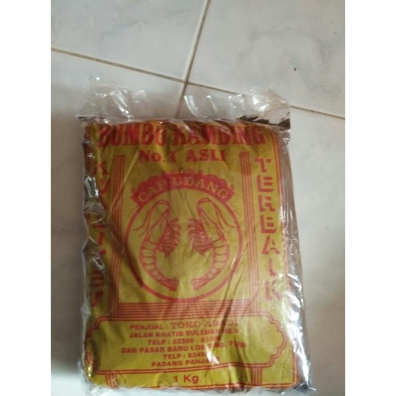 

bumbu masak kambing khas padang asli 1kg HF56