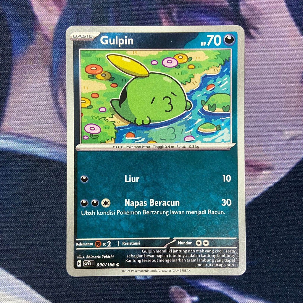 pokemon (ID) gulpin - SV7s 090/166 - C
