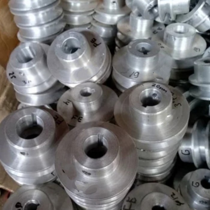 >>>>>] puli,pully,pulley aluminium A1 X4 inch as18,19,20mm